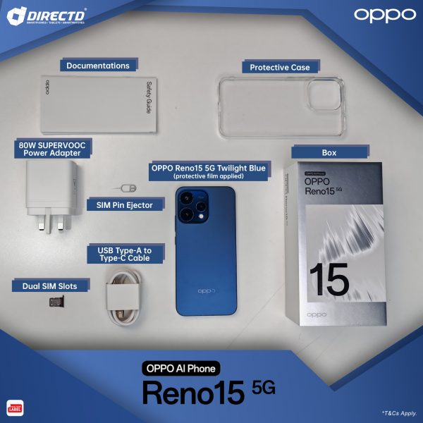 OPPO Reno15 [12GB RAM | 256GB/512GB ROM]