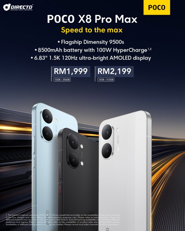 POCO X8 Pro Max [12GB RAM | 256GB/512GB ROM]